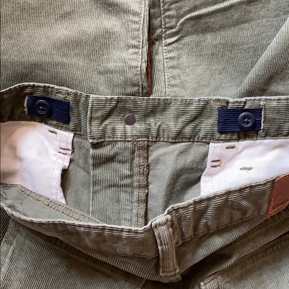 NWOT Gap girls green corduroy slacks 18 slim - Picture 5 of 6